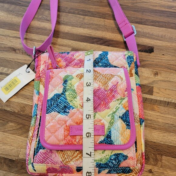 Vera Bradley Iconic RFID Mini Hipster Super Bloom Floral Print - Picture 3 of 14